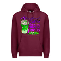Burgundy this witch needs coffee before any hocus pocus Premium Hoodie - BundleAndBundleShop
