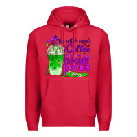 Cardinal this witch needs coffee before any hocus pocus Premium Hoodie - BundleAndBundleShop