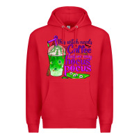 Red this witch needs coffee before any hocus pocus Premium Hoodie - BundleAndBundleShop