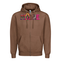 Chestnut madre our lady of guadalupe Zipper Hoodie - Artiststas