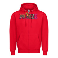 Red madre our lady of guadalupe Zipper Hoodie - Artiststas