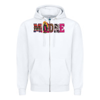 White madre our lady of guadalupe Zipper Hoodie - Artiststas
