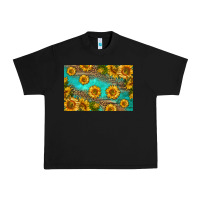 Black western sunflowers skinny metal can holder Urban Heavy Tee - HRA Design Shop