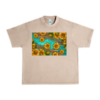 French Oak western sunflowers skinny metal can holder Urban Heavy Tee - HRA Design Shop