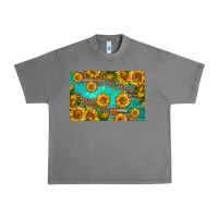 Western Sunflowers Skinny Metal Can Holder Urban Heavy Tee | Teevron