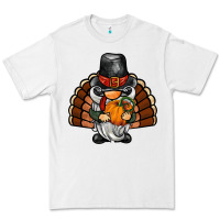 White thanksgiving turkey gnome Premium Tee - BarkalooDesign