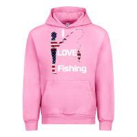 Fuchsia Pink I love fishing Urban Hoodie - Bettercallsaul