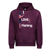 Mauve Wine I love fishing Urban Hoodie - Bettercallsaul