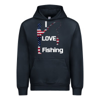 Navy I love fishing Urban Hoodie - Bettercallsaul