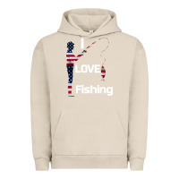 Pigment French Oak I love fishing Urban Hoodie - Bettercallsaul