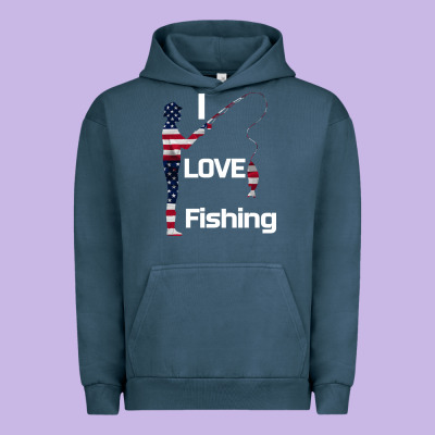 I Love Fishing Urban Hoodie Designed By Bettercallsaul