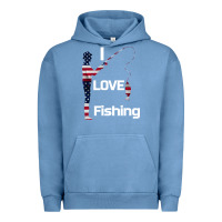 Pigment Pebble Blue I love fishing Urban Hoodie - Bettercallsaul