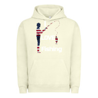 Pigment Pistachio I love fishing Urban Hoodie - Bettercallsaul