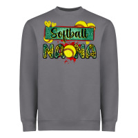 Storm softball nana with leopard Heavyweight Sweatshirt - Zillion Design Studio