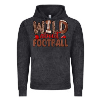Vintage Black wild about football Vintage Hoodie - Zillion Design Studio