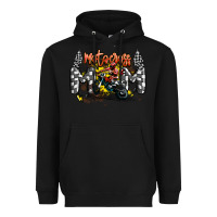 Black motocross mom Heavyweight Hoodie - MaliasSmallBusiness