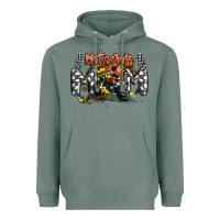 Sage motocross mom Heavyweight Hoodie - MaliasSmallBusiness