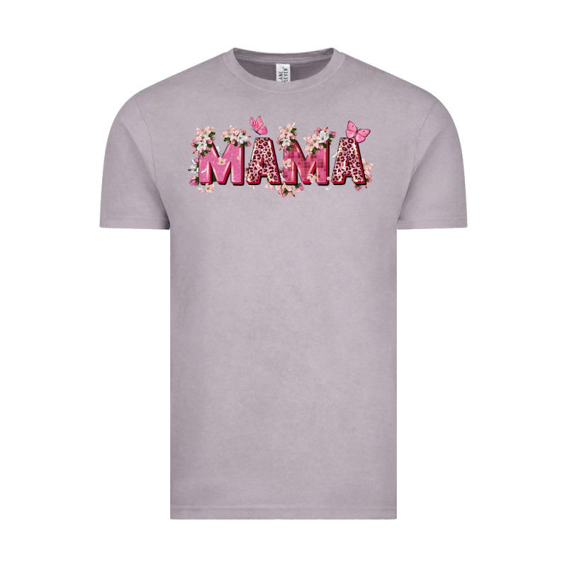 Pink Flowers Mama Vintage Tee by Zillion Design Studio | Teevron