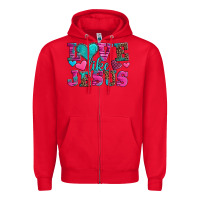 Red love like jesus valentine's day Zipper Hoodie - AdoDesignShop