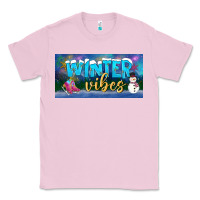 Bubblegum Pink winter vibes license plate Classic Tee - BundleAndBundleShop