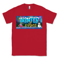 Red winter vibes license plate Classic Tee - BundleAndBundleShop