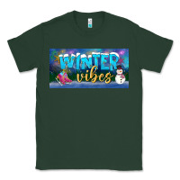 Sports Green winter vibes license plate Classic Tee - BundleAndBundleShop