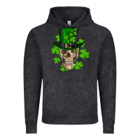 Vintage Black st. patrick's day skull Vintage Hoodie - RanaPortraitStore