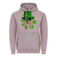 Vintage Zinc st. patrick's day skull Vintage Hoodie - RanaPortraitStore