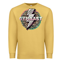 Antique Gold gymnast Premium Sweatshirt - MaliasSmallBusiness