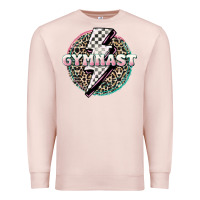 Pale Pink gymnast Premium Sweatshirt - MaliasSmallBusiness