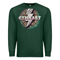 Sports Green gymnast Premium Sweatshirt - MaliasSmallBusiness