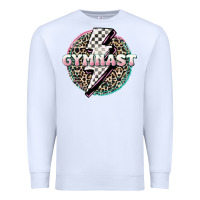 White gymnast Premium Sweatshirt - MaliasSmallBusiness