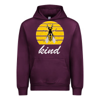 Mauve Wine Bee Kind Urban Hoodie - Bettercallsaul