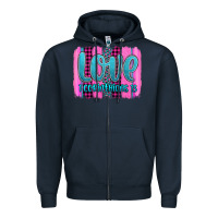 Navy love corinthians 13 valentine's day brushstroke Zipper Hoodie - AdoDesignShop