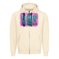 Sandshell love corinthians 13 valentine's day brushstroke Zipper Hoodie - AdoDesignShop