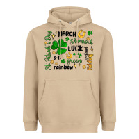 Mushroom st. patricks day doodle Heavyweight Hoodie - MaliasSmallBusiness