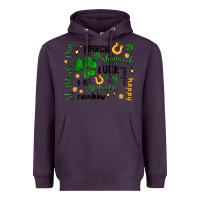Plum st. patricks day doodle Heavyweight Hoodie - MaliasSmallBusiness