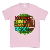 Bubblegum Pink football is my favorite season Classic Tee - BundleAndBundleShop