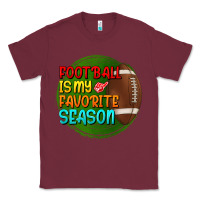 Burgundy football is my favorite season Classic Tee - BundleAndBundleShop