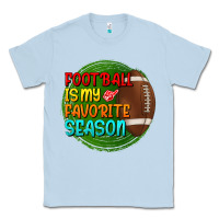 Dusty Blue football is my favorite season Classic Tee - BundleAndBundleShop