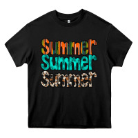 Black summer western Heavy Core Tee - RacoonDesign