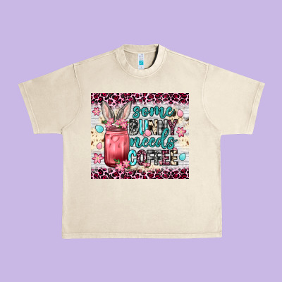 Some Bunny Needs Coffee 20oz Tumbler Urban Heavy Tee Designed By Neo Western