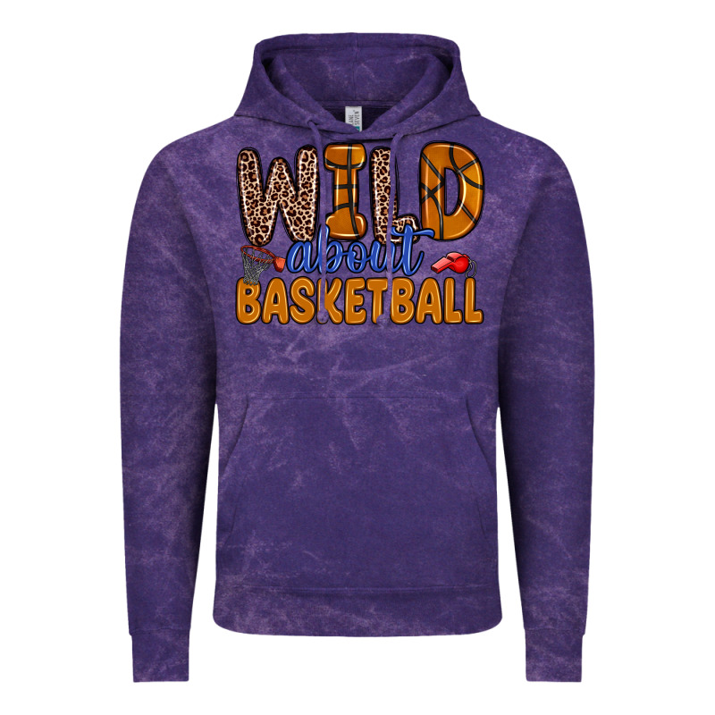 Wild About Basketball Vintage Hoodie by Zillion Design Studio | Teevron
