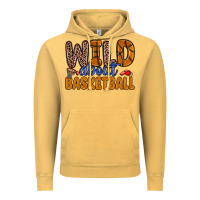 Vintage Mustard wild about basketball Vintage Hoodie - Zillion Design Studio