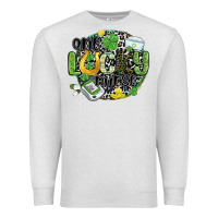 Oatmeal Heather one lucky nurse Premium Sweatshirt - MaliasSmallBusiness