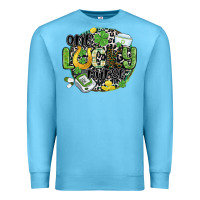 Ocean Blue one lucky nurse Premium Sweatshirt - MaliasSmallBusiness