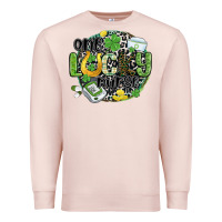 Pale Pink one lucky nurse Premium Sweatshirt - MaliasSmallBusiness