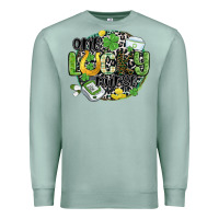 Seafoam one lucky nurse Premium Sweatshirt - MaliasSmallBusiness