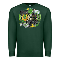 Sports Green one lucky nurse Premium Sweatshirt - MaliasSmallBusiness