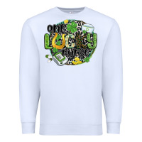 White one lucky nurse Premium Sweatshirt - MaliasSmallBusiness